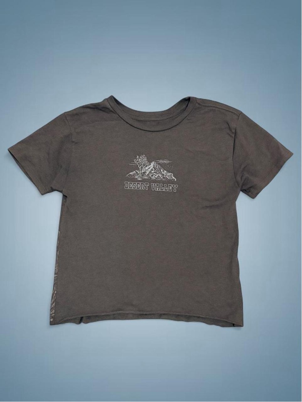 MODISH REBEL Desert Valley Short Sleeve Graphic Tee - Charcoal